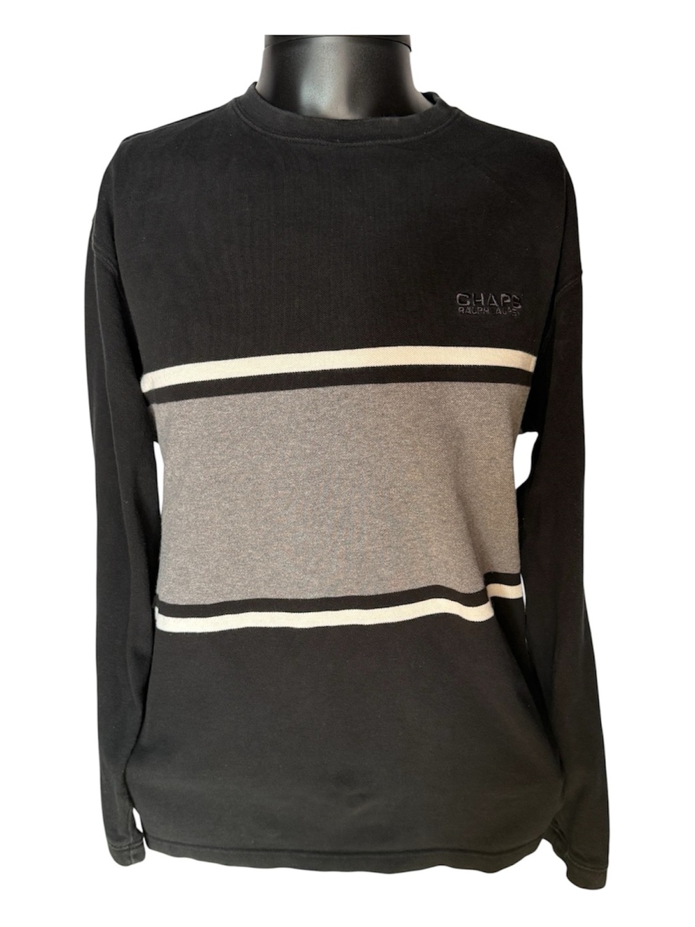 Vintage 90's Chaps Ralph Lauren Long Sleeve Heavyweight T-Shirt Men’s Size Large